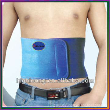 Neoprene adjustable compression back support waist belt